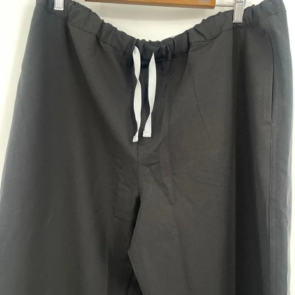 FIGS Pisco Basic Scrub Pants for Men Black Size XL